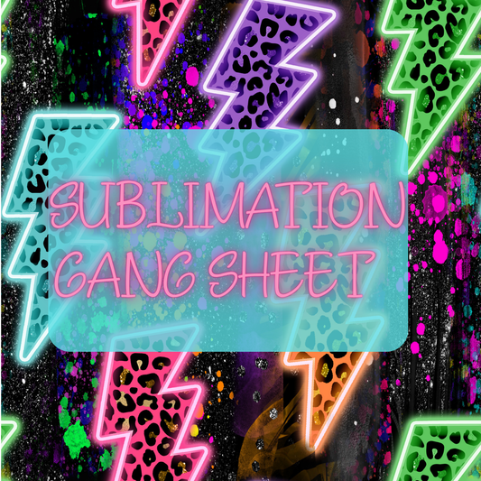 SUBLIMATION GANG SHEET